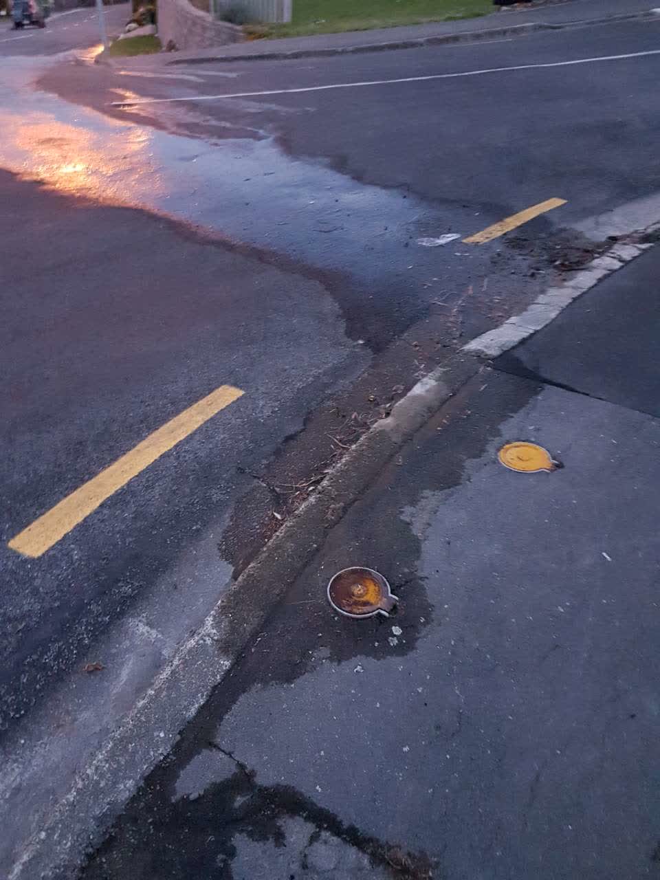 The photograph attached to this water supply report