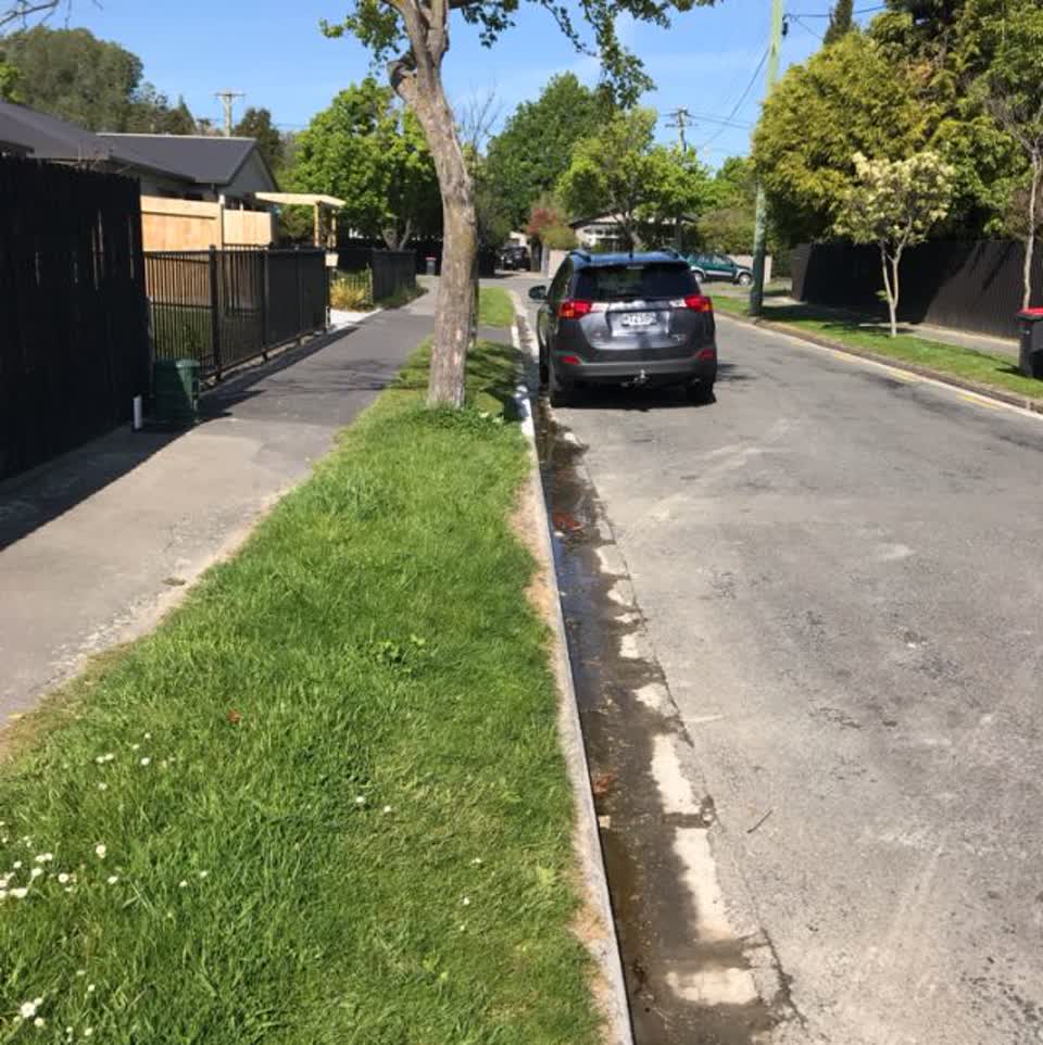 The photograph attached to this wastewater/stormwater report