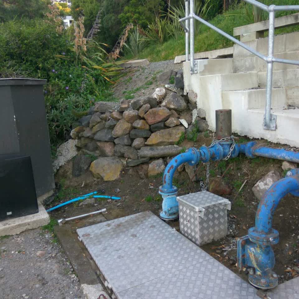 The photograph attached to this wastewater/stormwater report
