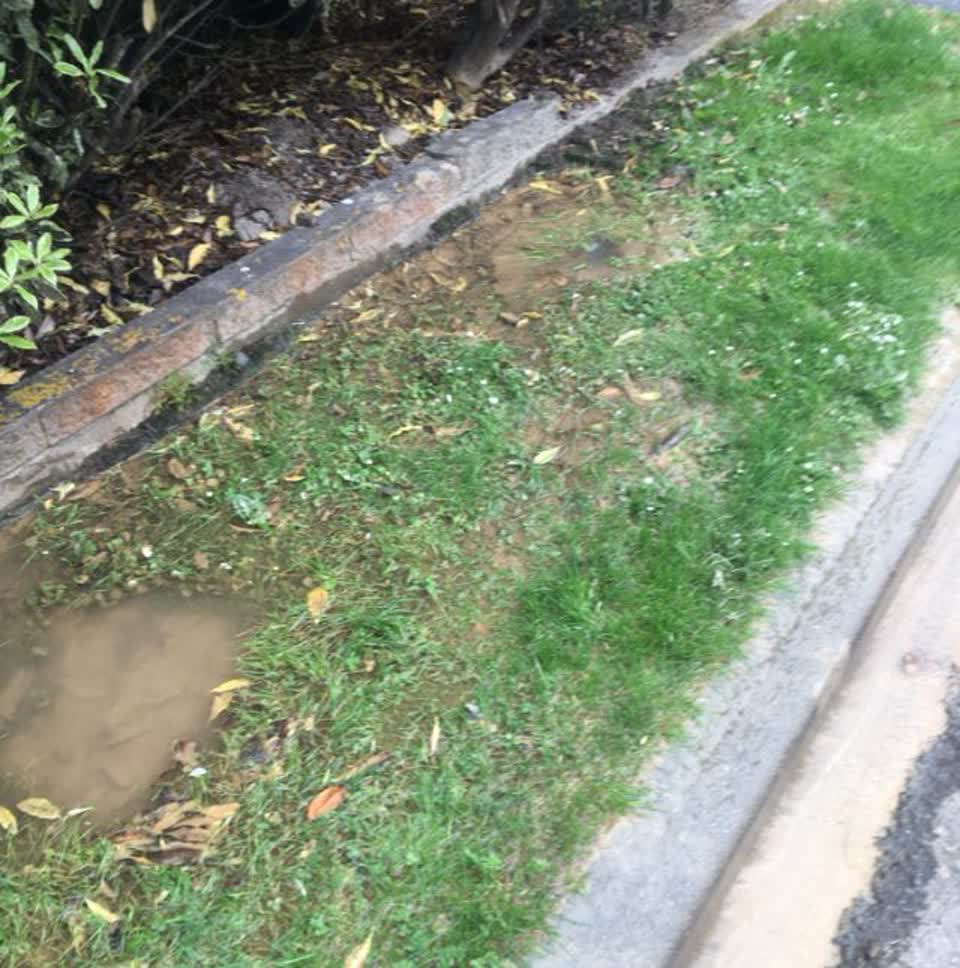 The photograph attached to this wastewater/stormwater report
