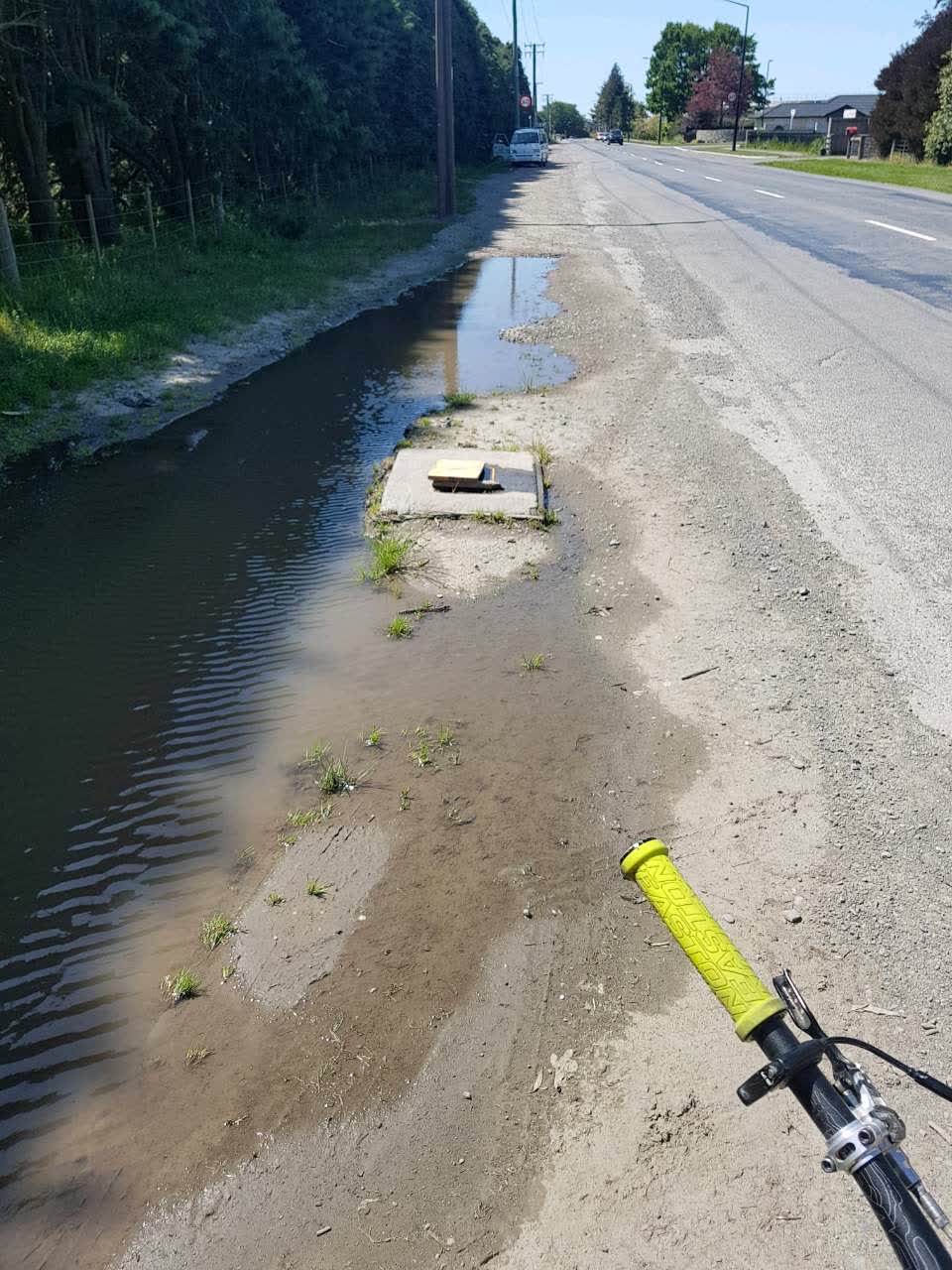 The photograph attached to this water supply report