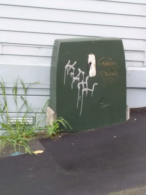Graffiti, a report photo