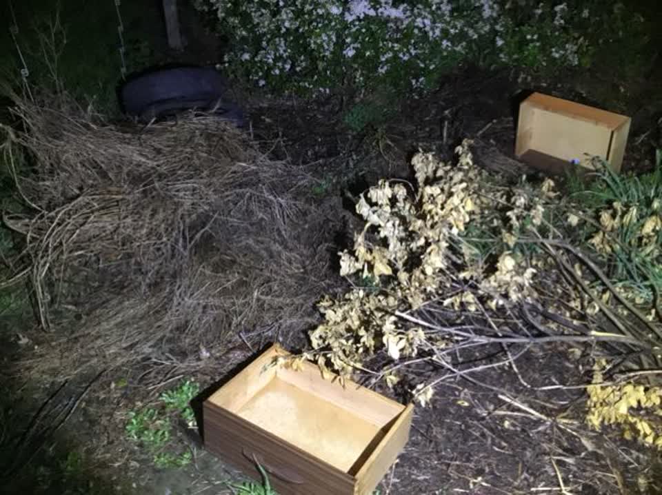 The photograph attached to this rubbish/recycling report