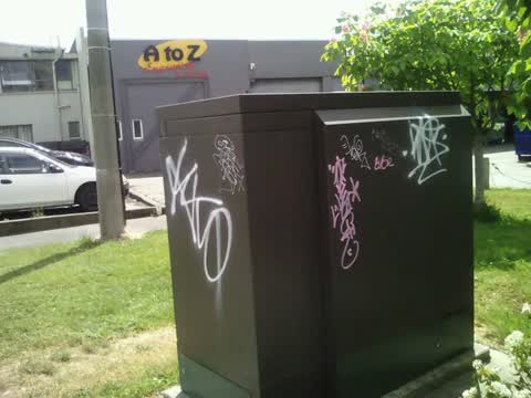 Graffiti, a report photo