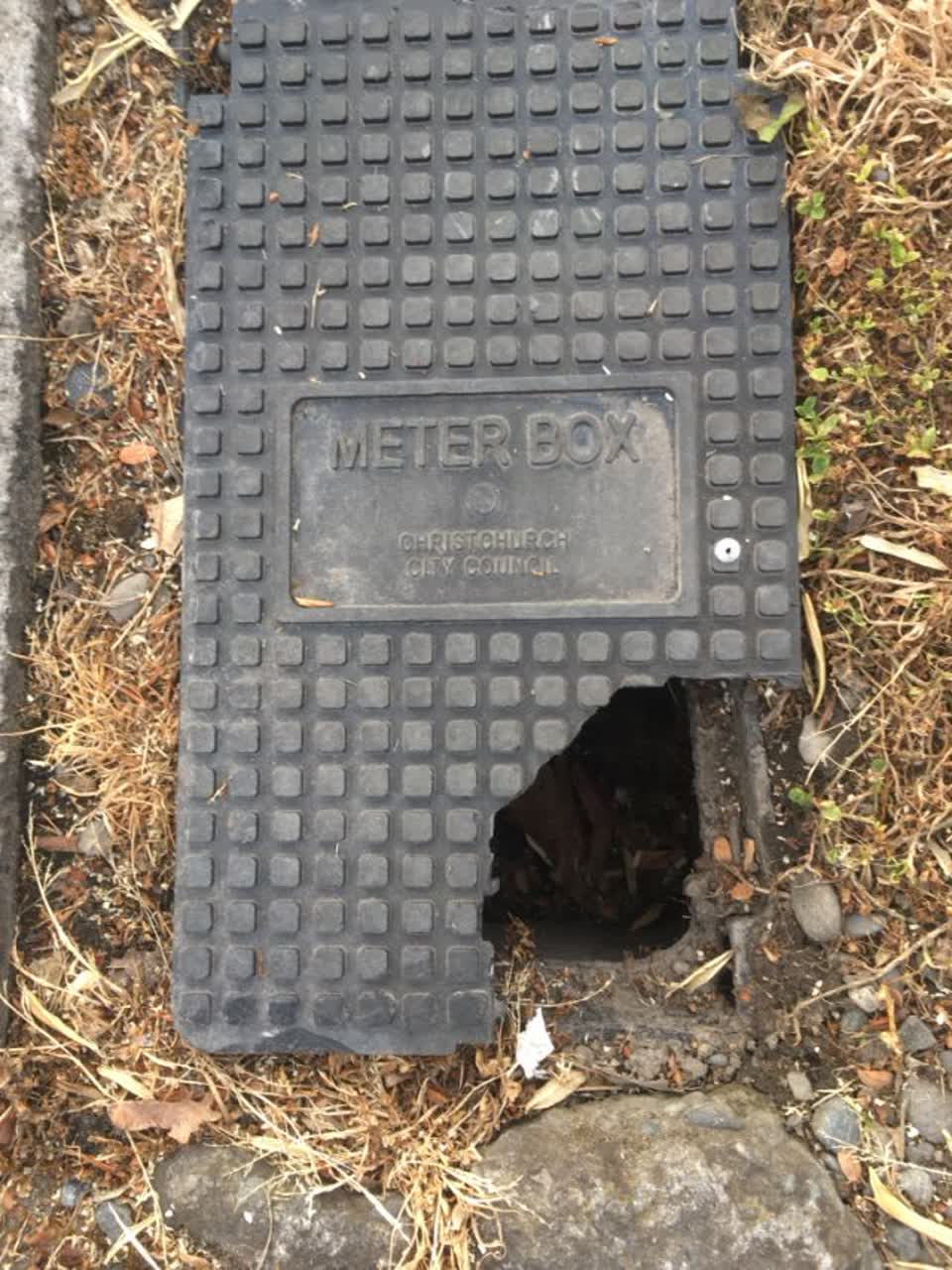 The photograph attached to this water supply report