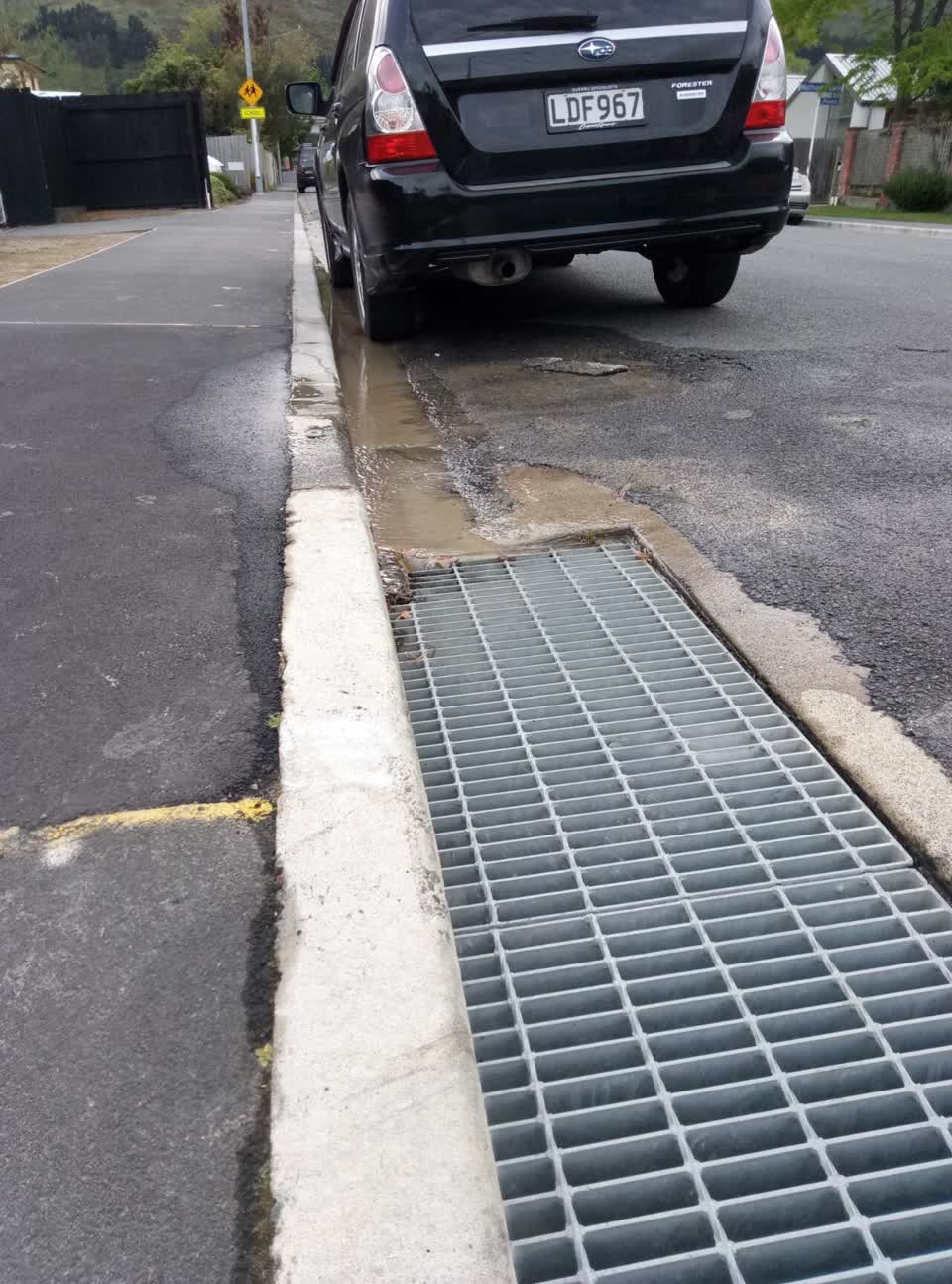 The photograph attached to this water supply report