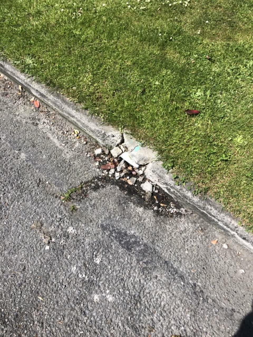 The photograph attached to this wastewater/stormwater report