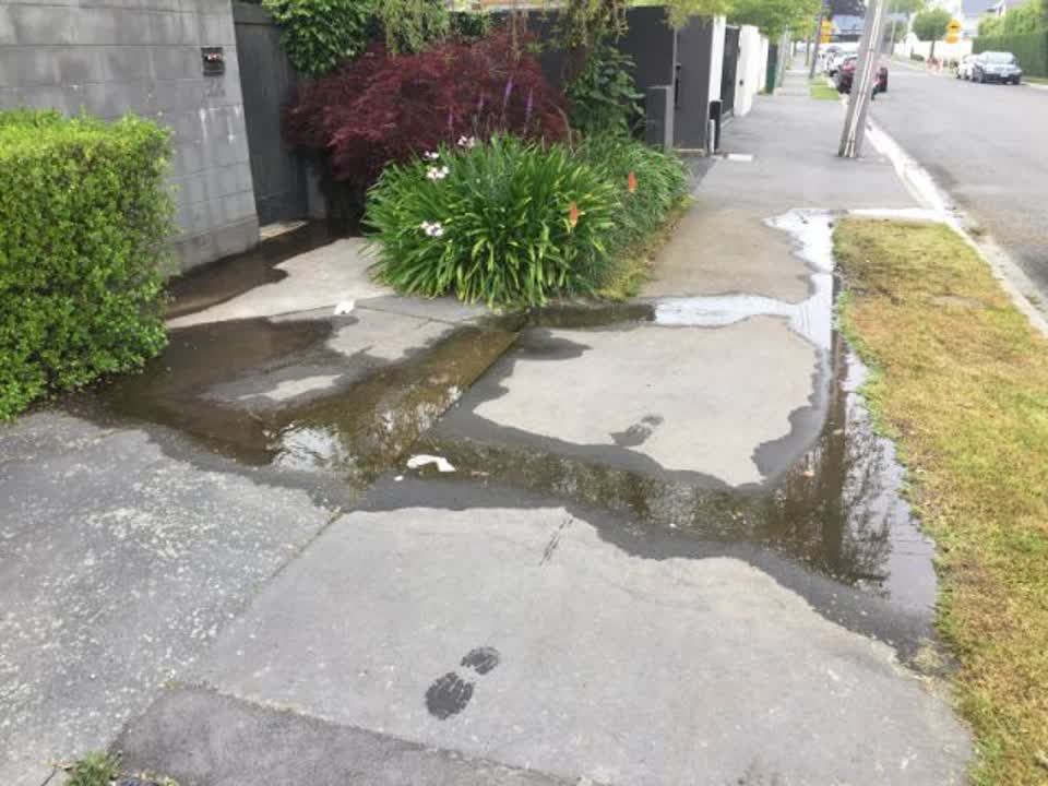 The photograph attached to this water supply report