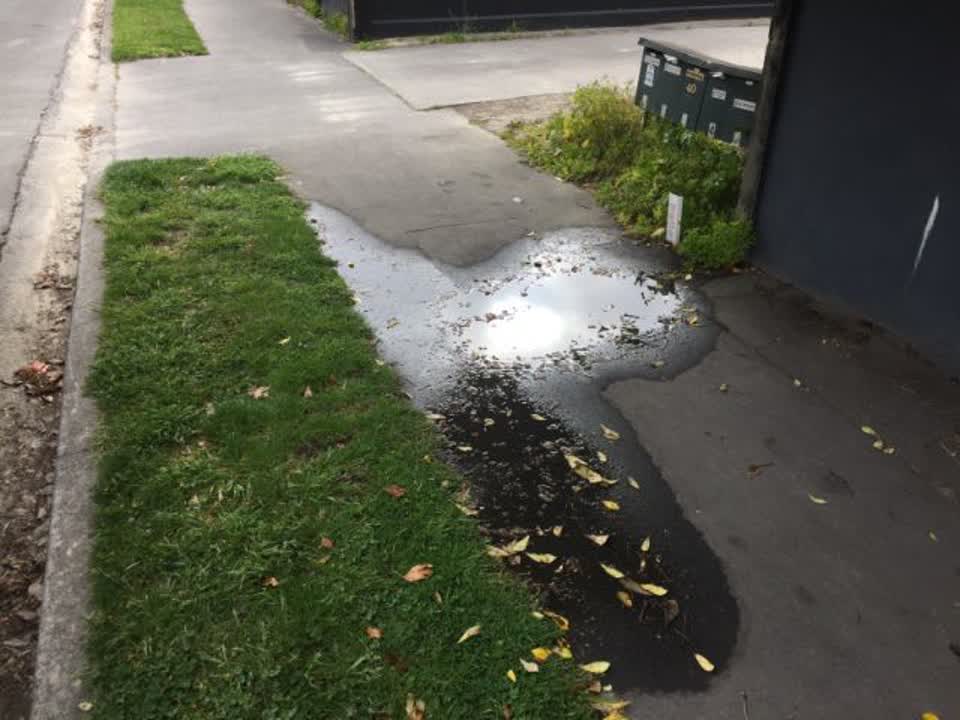 The photograph attached to this water supply report