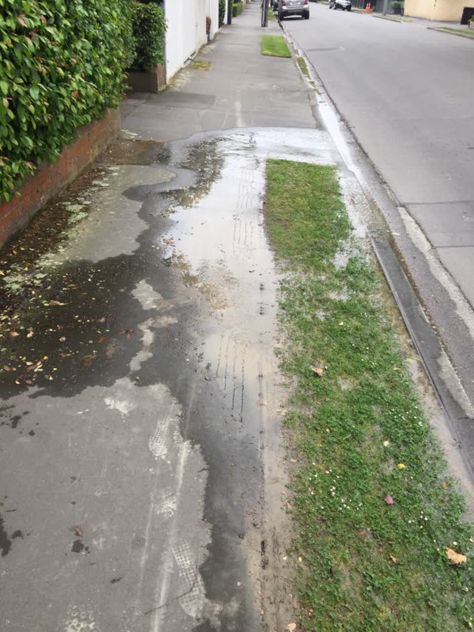 The photograph attached to this water supply report