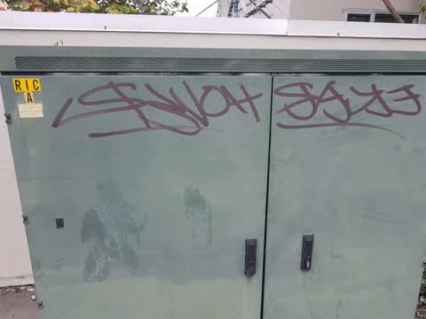 Graffiti, a report photo