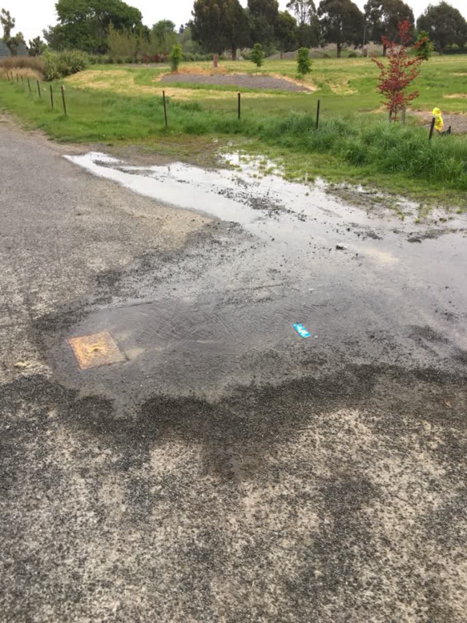 The photograph attached to this water supply report