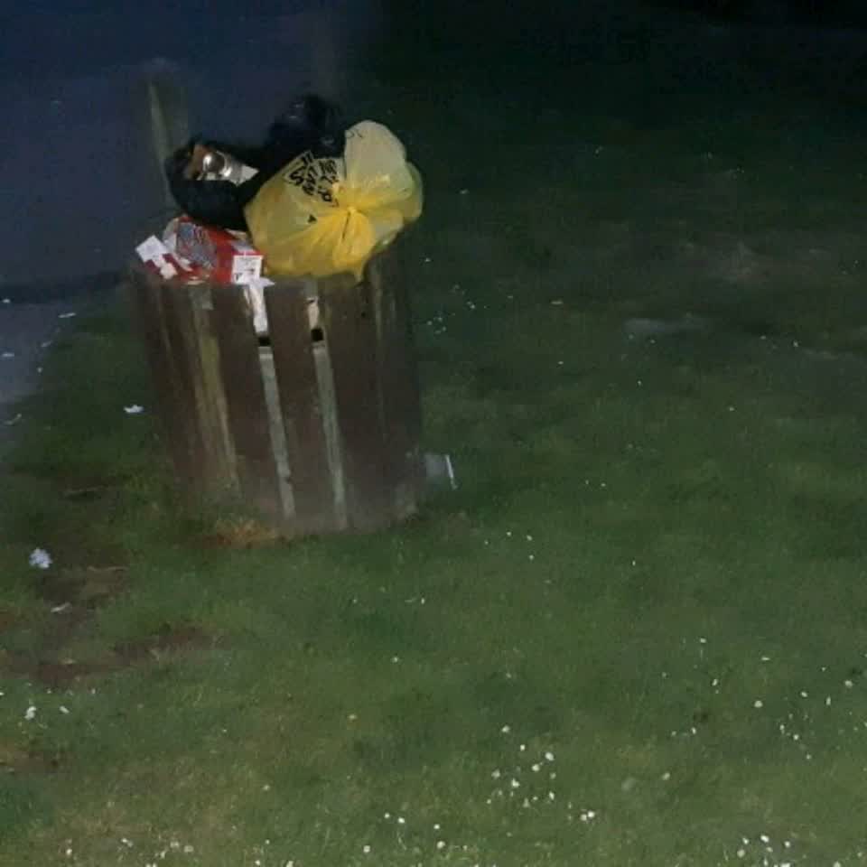 The photograph attached to this rubbish/recycling report