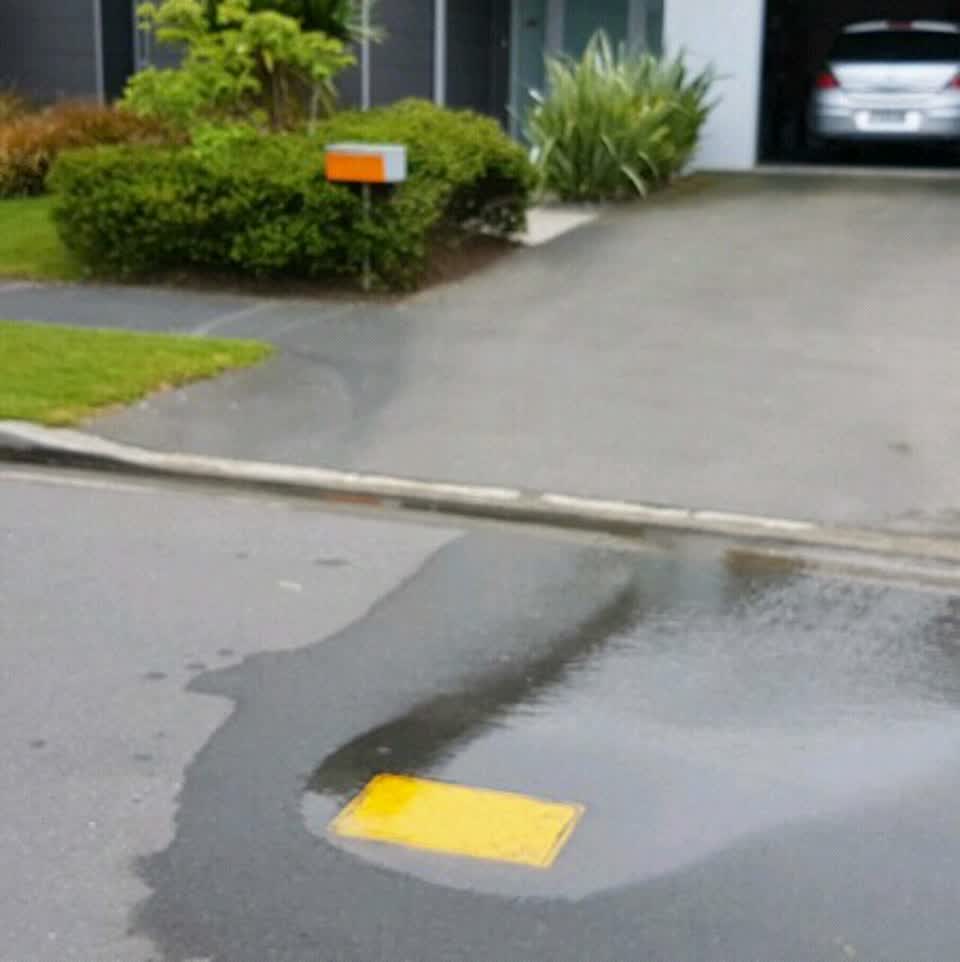 The photograph attached to this water supply report