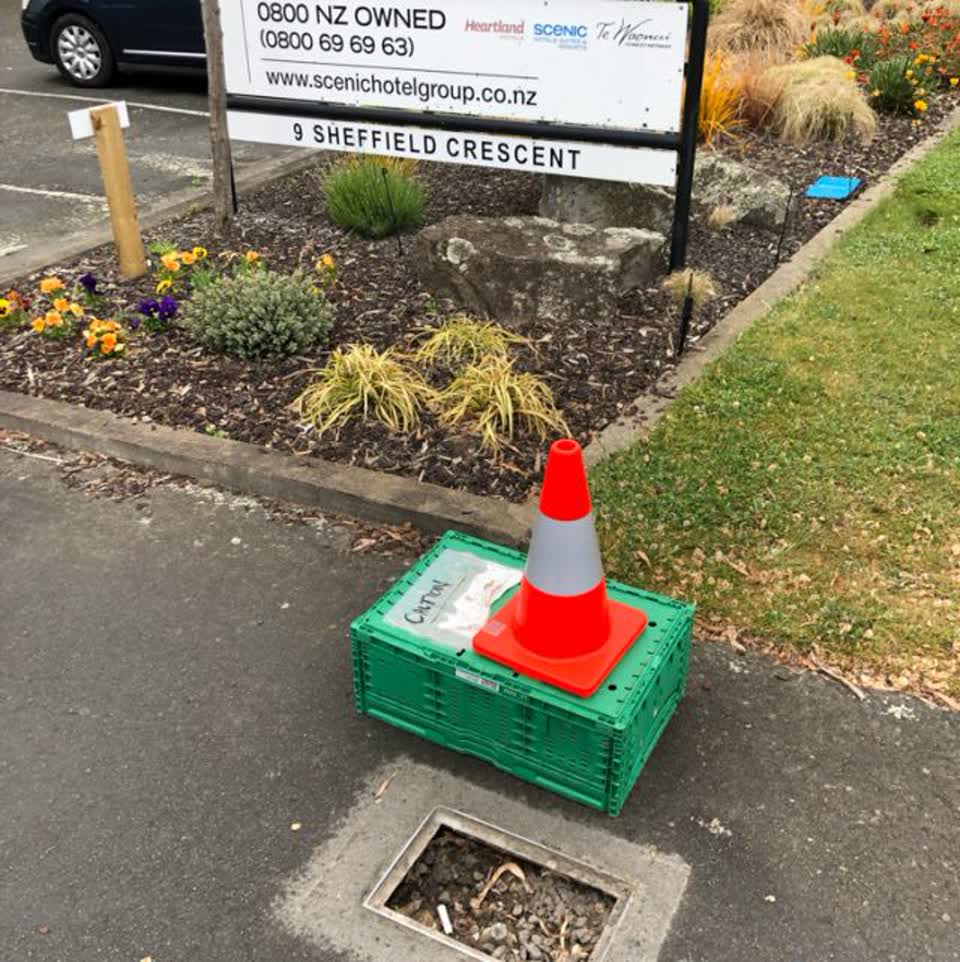 The photograph attached to this water supply report
