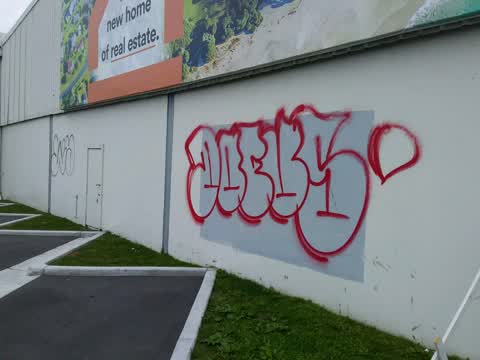 Graffiti, a report photo