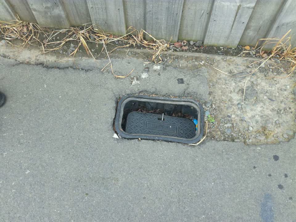 The photograph attached to this water supply report