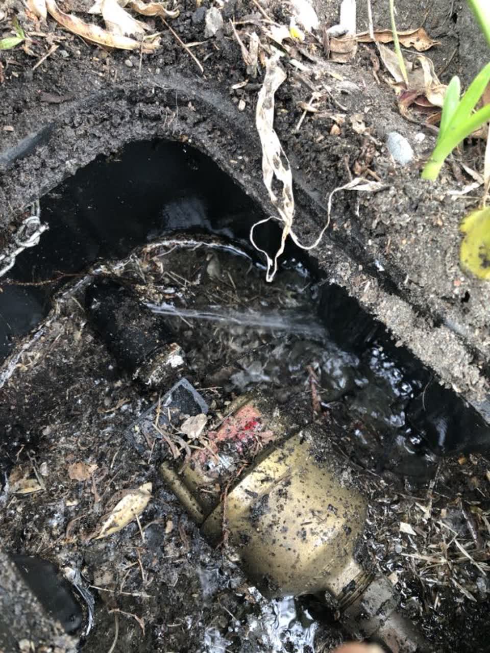 The photograph attached to this water supply report