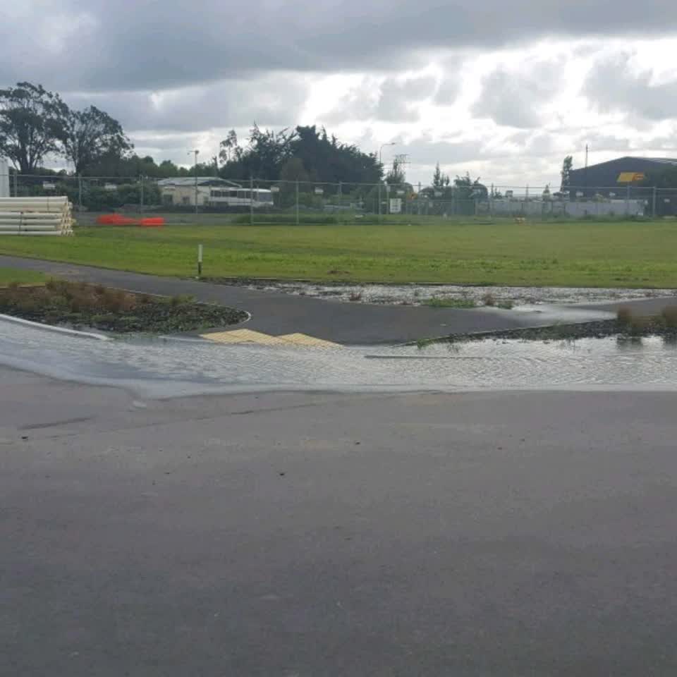 The photograph attached to this wastewater/stormwater report