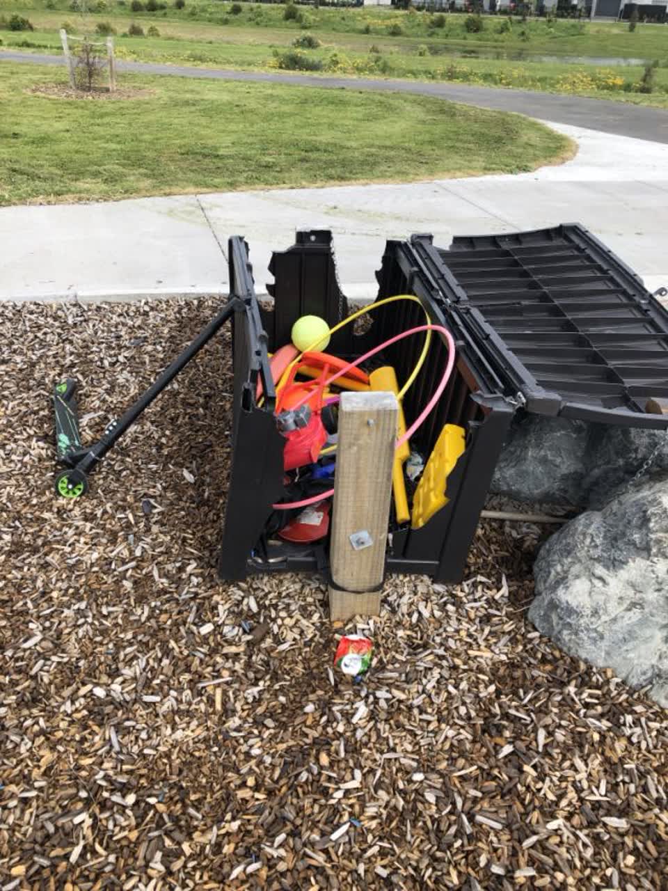 The photograph attached to this parks report