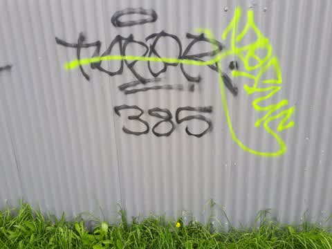 Graffiti, a report photo