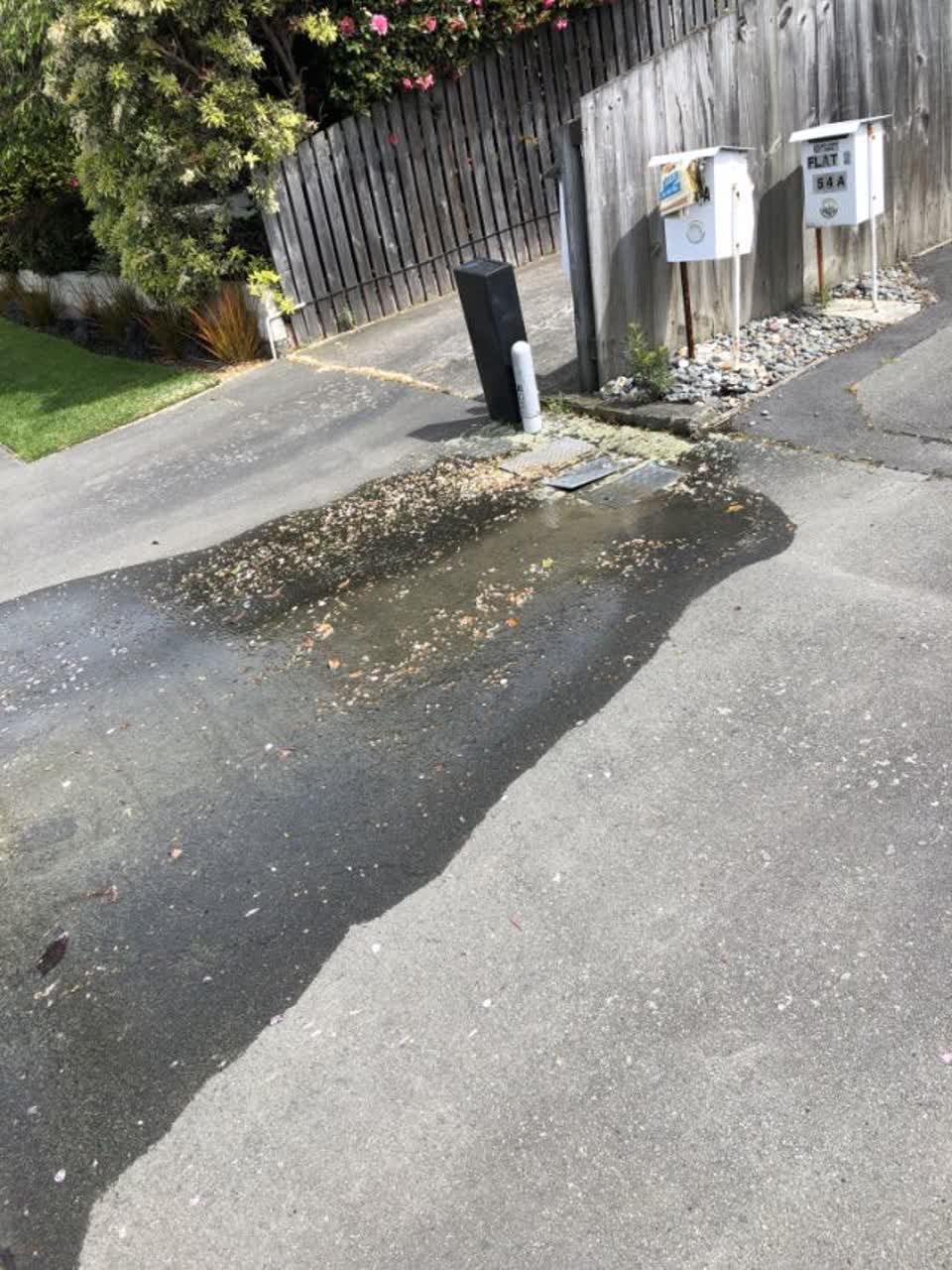 The photograph attached to this water supply report