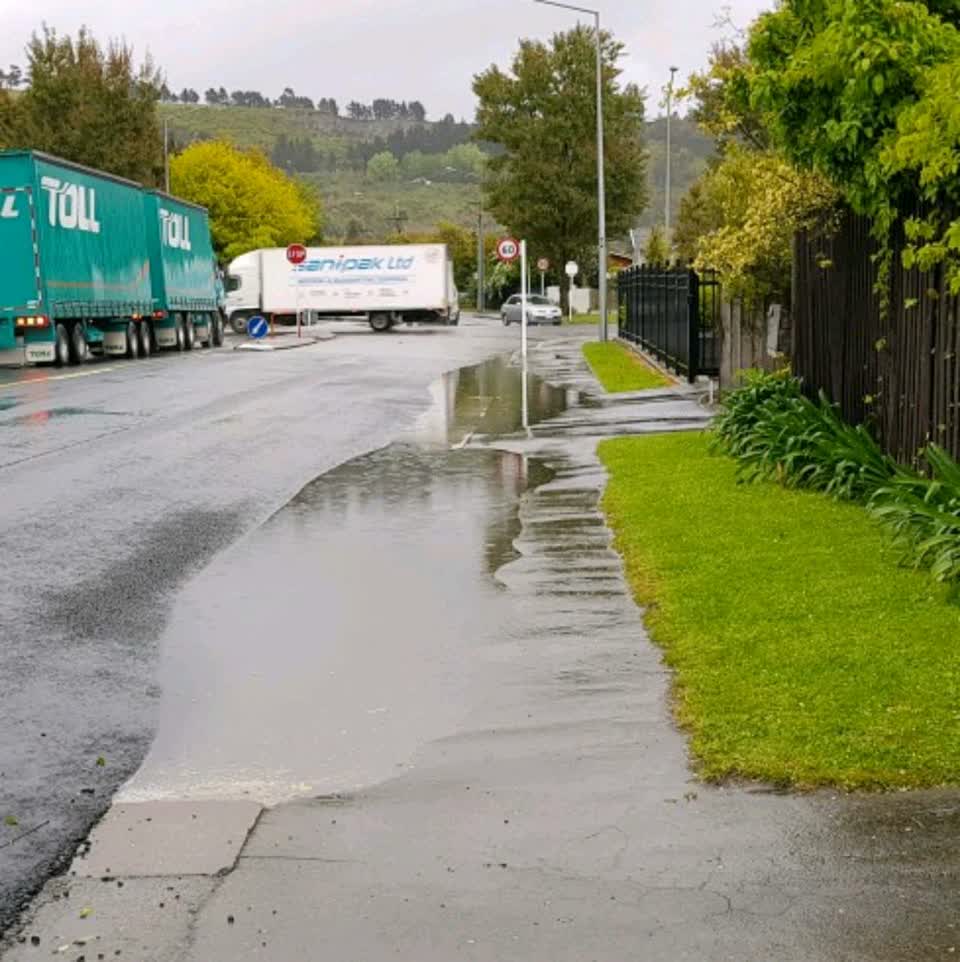 The photograph attached to this wastewater/stormwater report