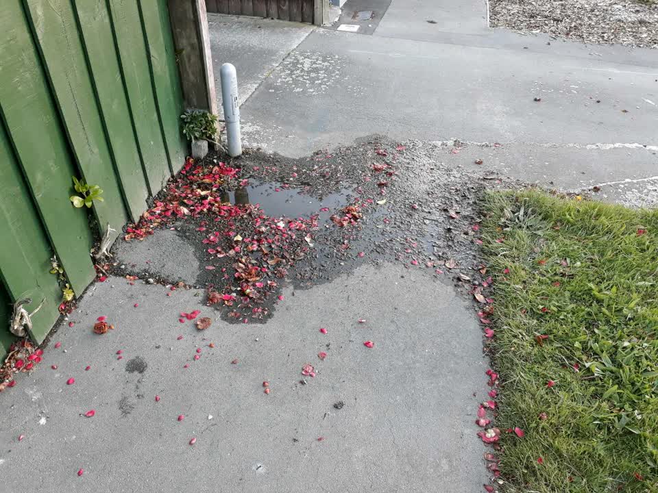The photograph attached to this water supply report