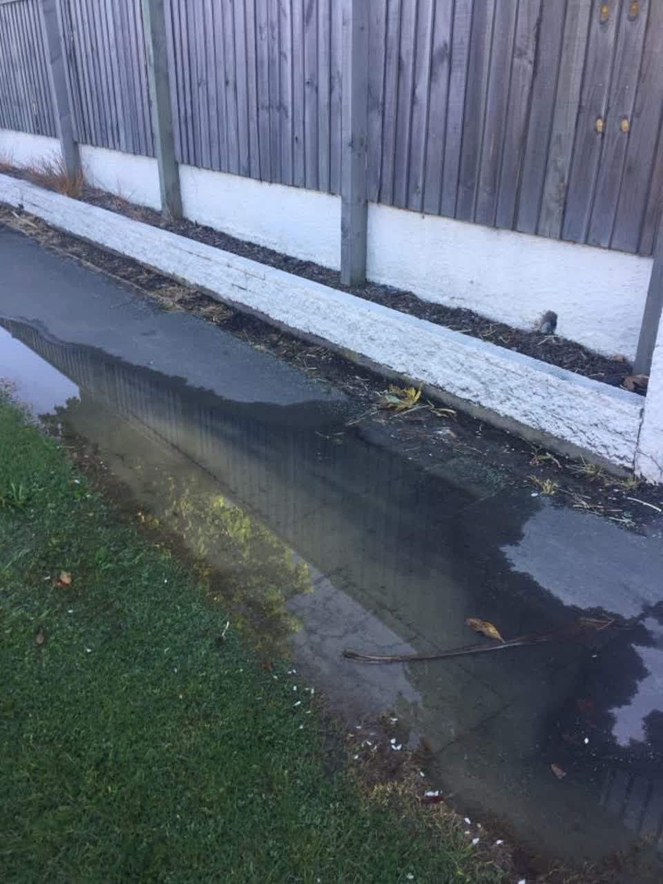 The photograph attached to this water supply report