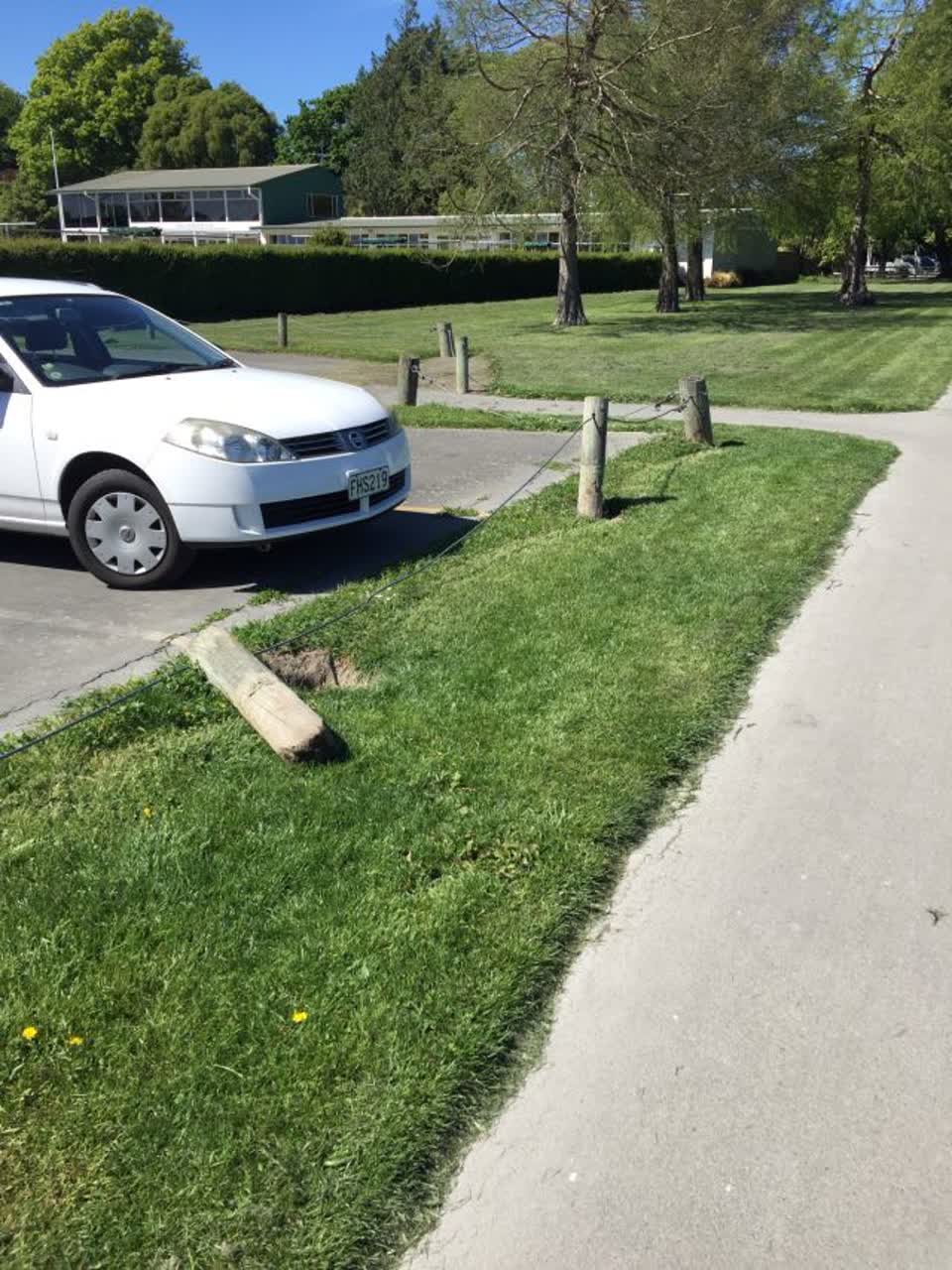 The photograph attached to this parks report