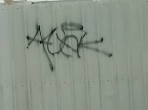Graffiti, a report photo