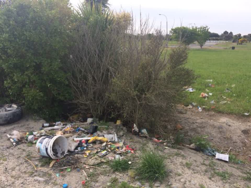The photograph attached to this rubbish/recycling report