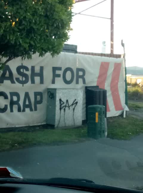 Graffiti, a report photo
