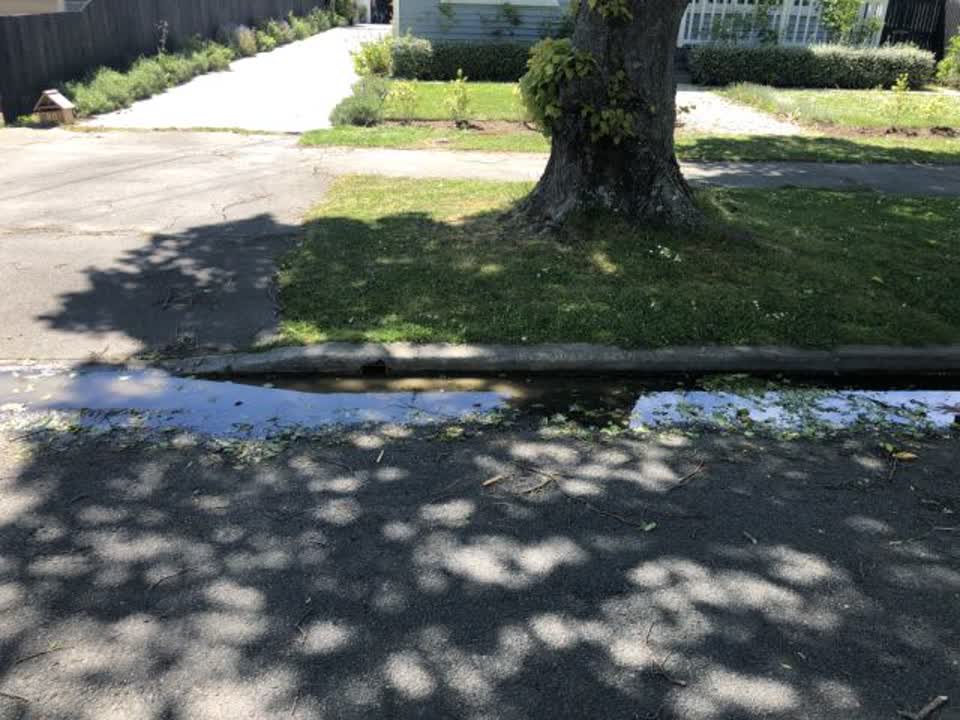 The photograph attached to this wastewater/stormwater report