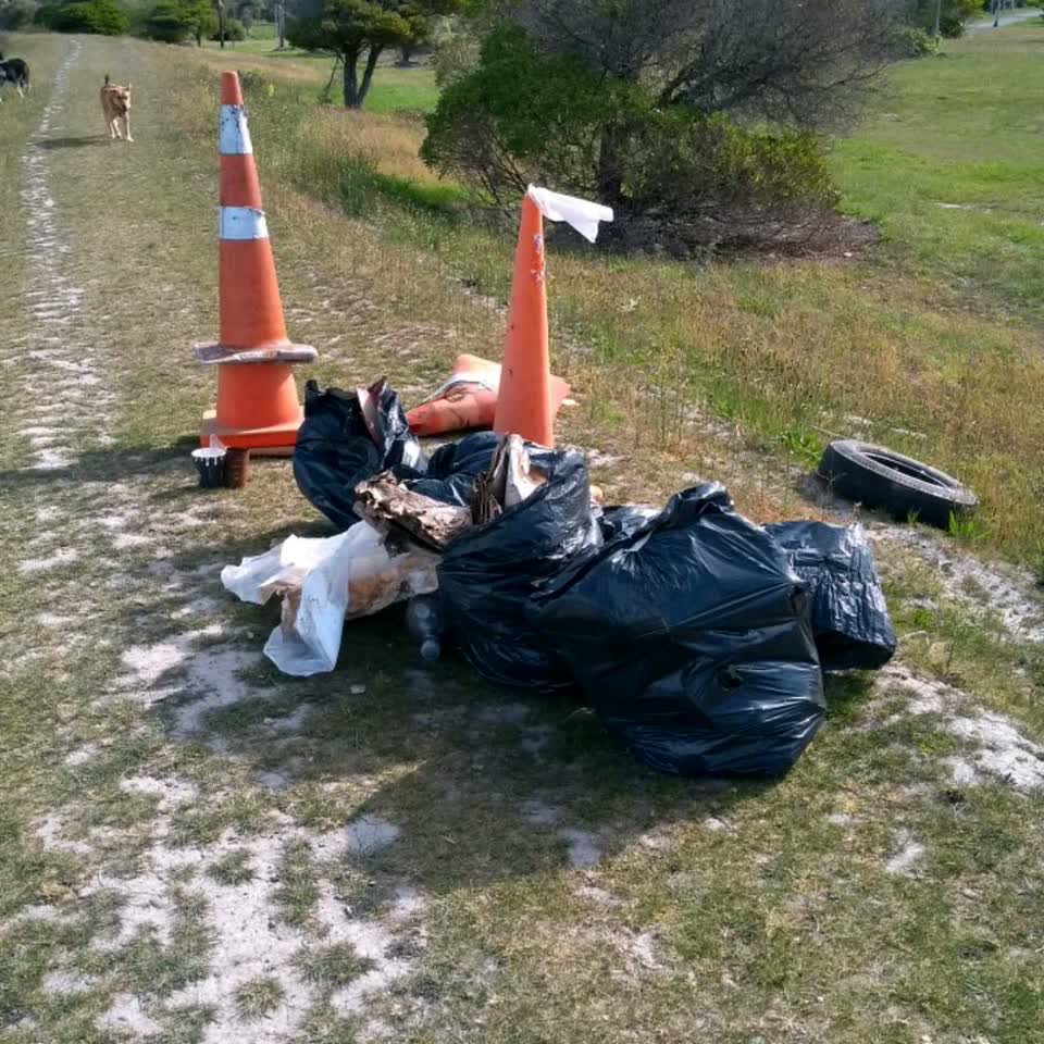 The photograph attached to this rubbish/recycling report