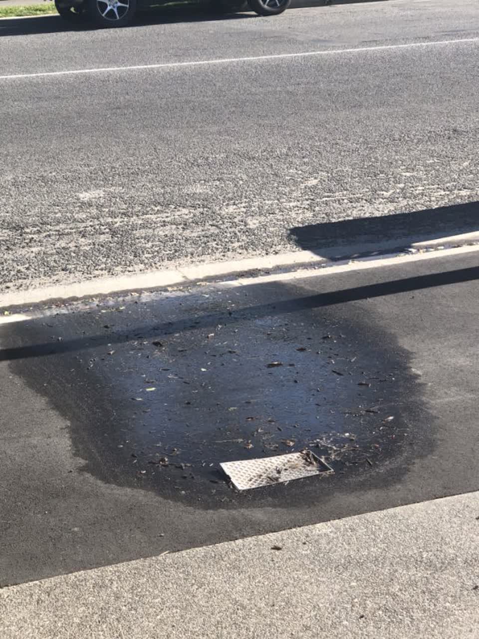 The photograph attached to this wastewater/stormwater report