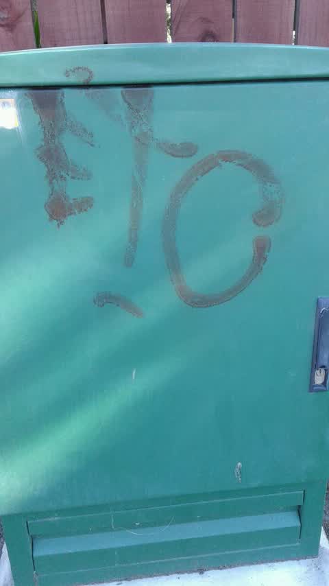 Graffiti, a report photo