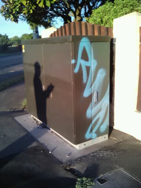 Graffiti, a report photo