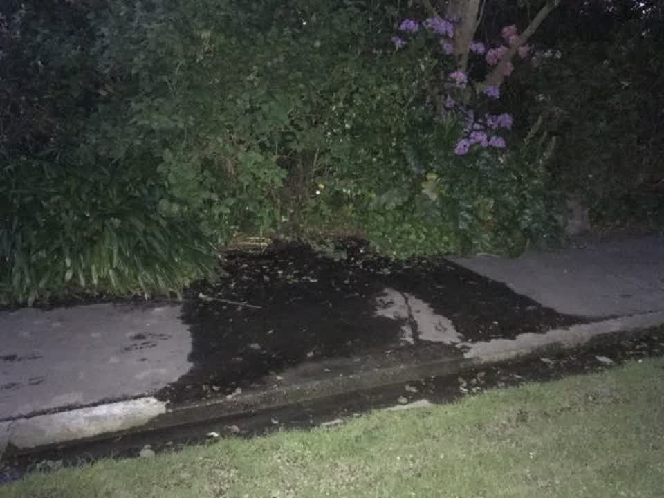 The photograph attached to this water supply report