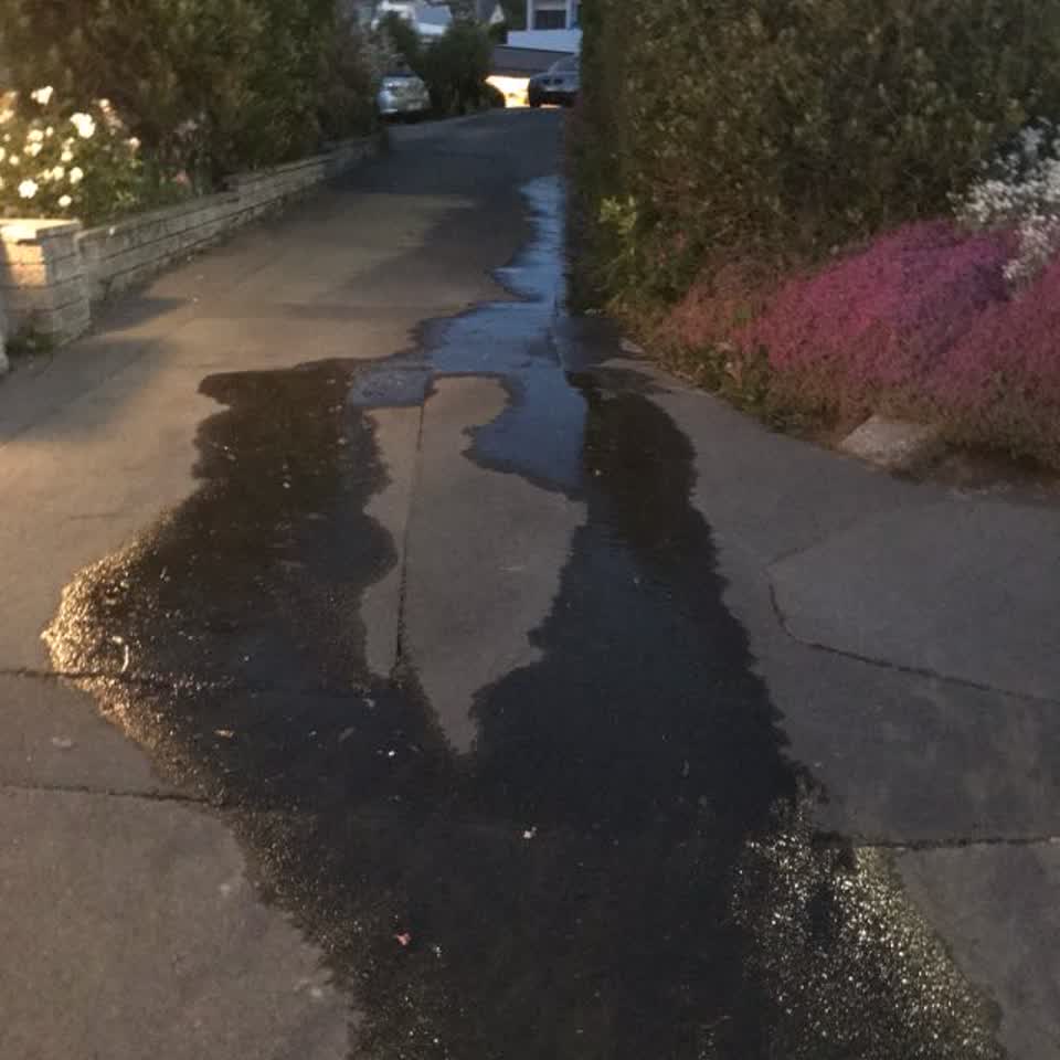 The photograph attached to this water supply report