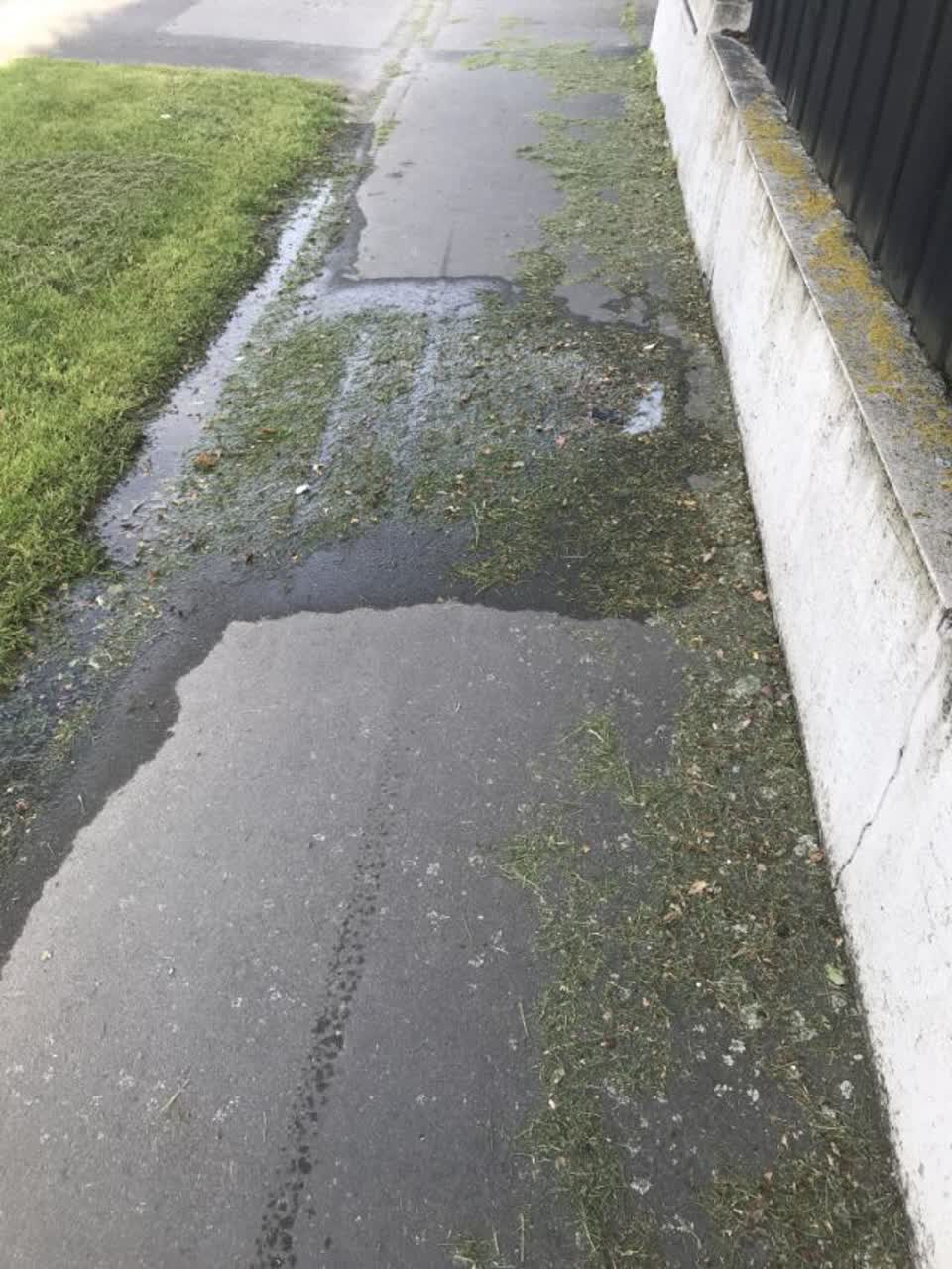 The photograph attached to this water supply report