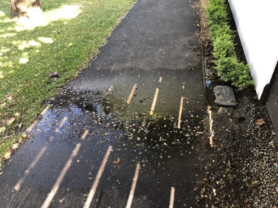 The photograph attached to this water supply report