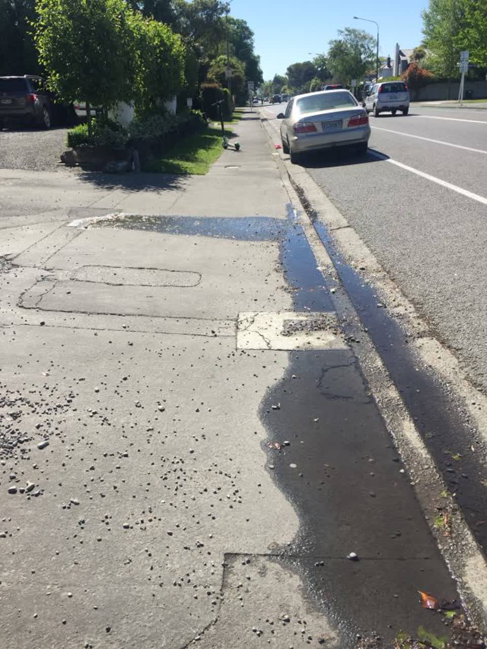 The photograph attached to this water supply report