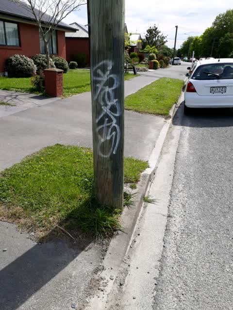 Graffiti, a report photo