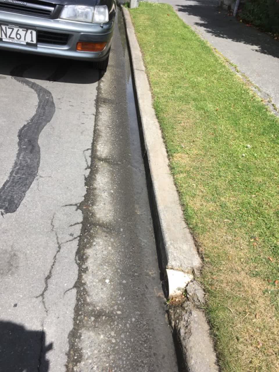 The photograph attached to this wastewater/stormwater report