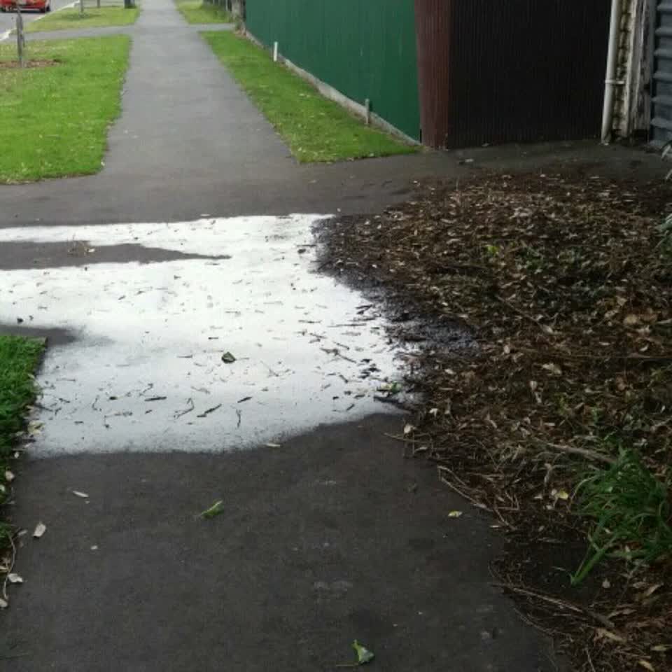 The photograph attached to this water supply report