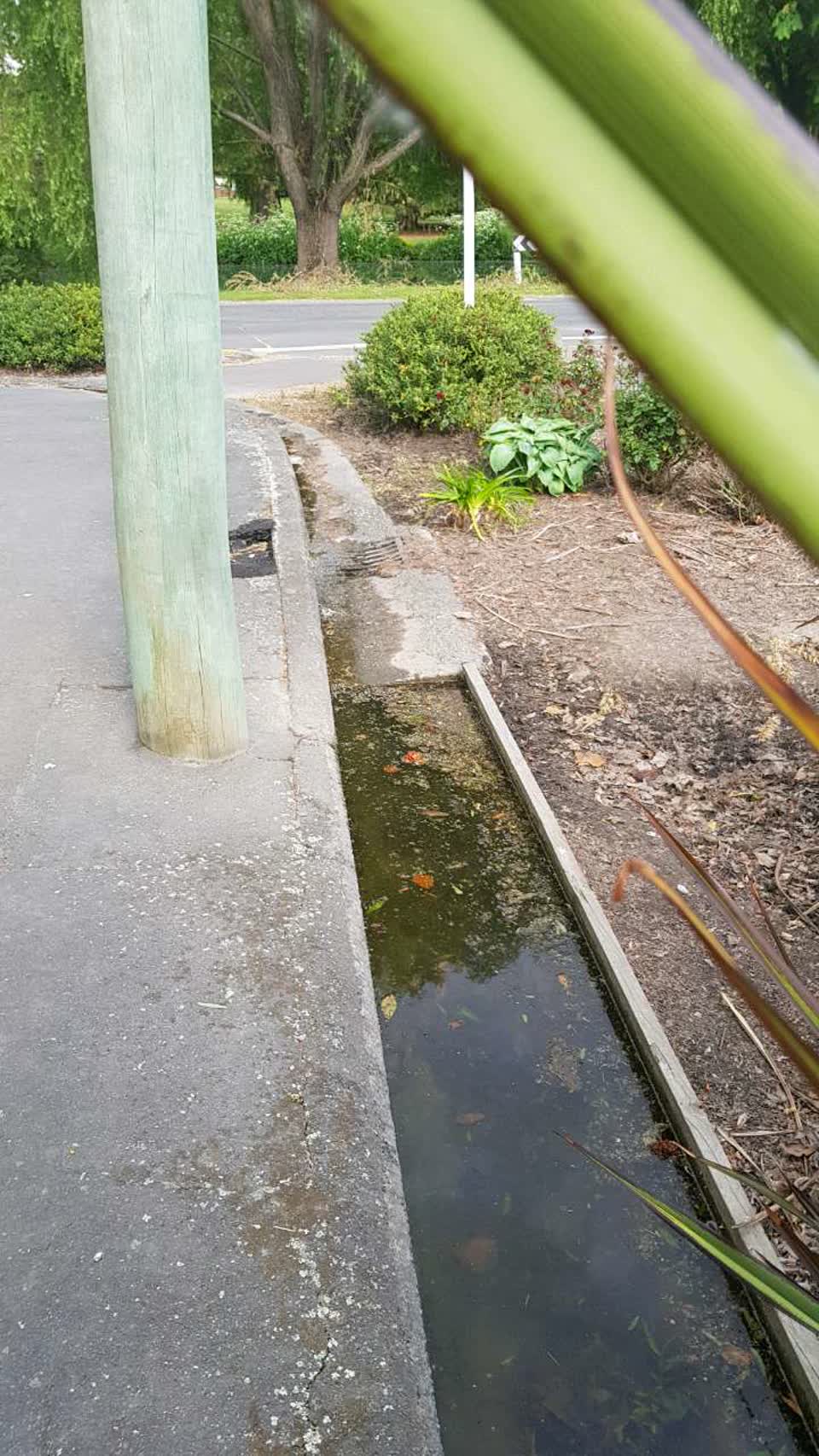 The photograph attached to this wastewater/stormwater report