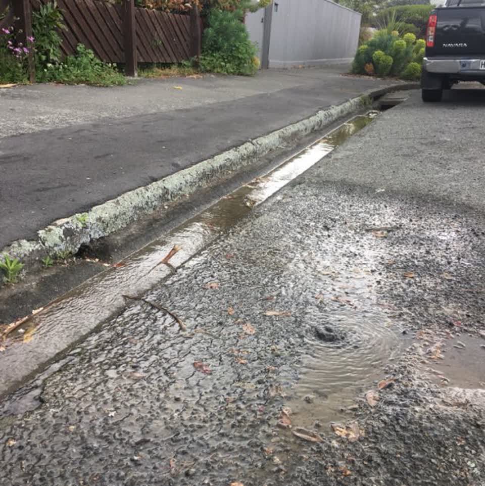 The photograph attached to this water supply report