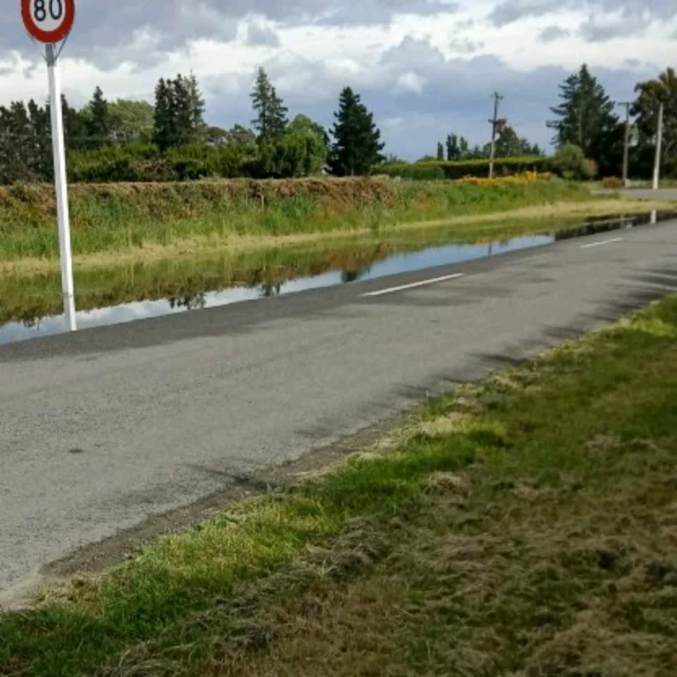 The photograph attached to this flooding report