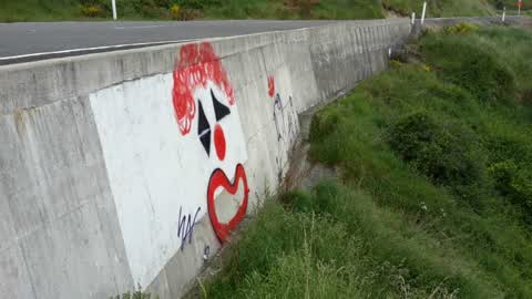 Graffiti, a report photo